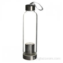 Butelka na wodę/kubek podróżny ze szkła borokrzemianowego